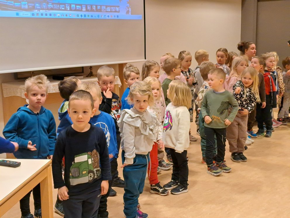 Söngstund á Dvalarheimilinu Höfða