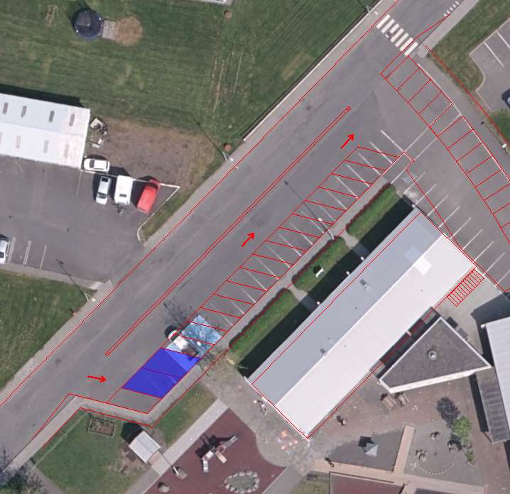 Umferðaröryggi við Vallarsel-framkvæmdir og breytingar á aðkomu að leikskólanum