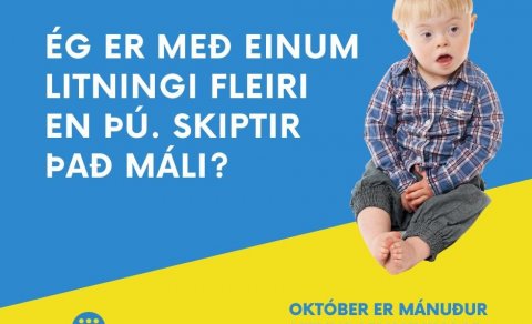 Október er tileinkaður alþjóðlegri vitundarvakningu um Downs heilkenni á alþjóðavísu