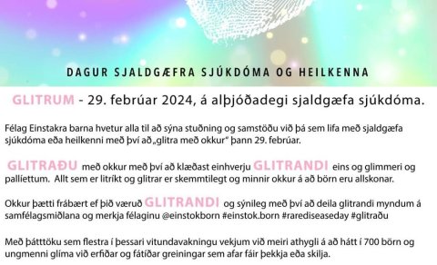 GLITRAÐU MEÐ EINSTÖKUM BÖRNUM